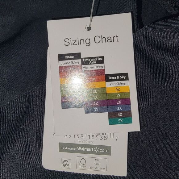 Time And Tru Nwt Black swim boy shorts size 3x - Picture 3 of 4